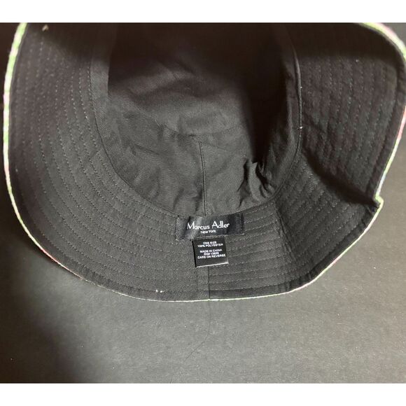 Marcus Adler NY Pink Tropical Floral Flamingo Bucket Hat One Size Beach Sun - Picture 3 of 3